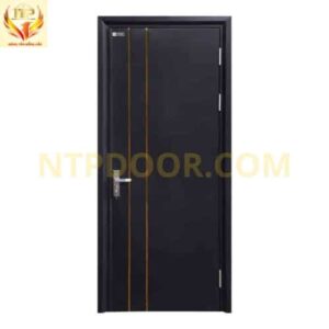 Cửa biệt thự NSF1 1 cánh nẹp inox