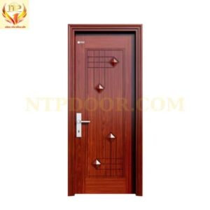 Cửa thép vân gỗ 1 cánh NS1H16