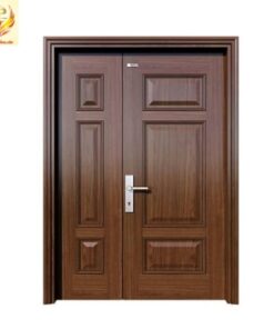 Cửa thép vân gỗ lệch Ns3h3