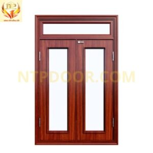 Cửa sổ thép vân gỗ 2 cánh CS2H0K