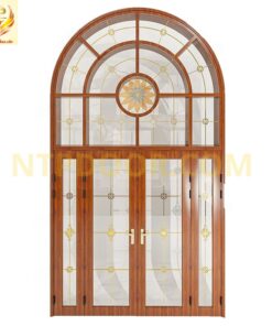 Cửa nhôm vòm 4 cánh NSV4AL cửa chính