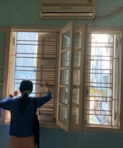 Hỉnh ảnh sau khi thi công cửa chớp gỗ nhà chị Hằng