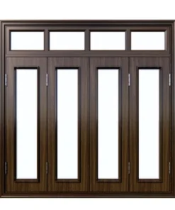 Cửa sổ thép vân gỗ 4 cánh CS4H0K - Vật Tư Xây Dựng NTP