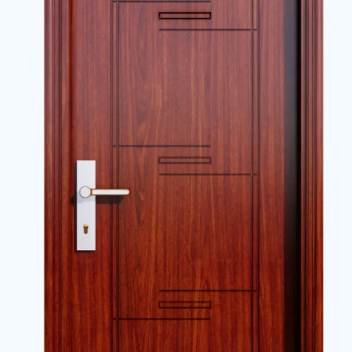 Cửa thép vân gỗ 1 cánh NS1H17 - Vật Tư Xây Dựng NTP