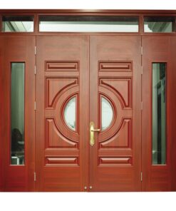 Cửa thép vân gỗ 4 cánh NS4H22K