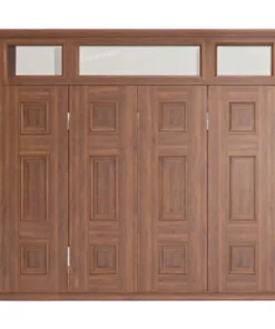 Cửa sổ nhôm vân gỗ 4 cánh cơ bản