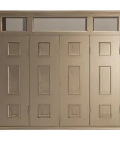 Cửa sổ nhôm vân gỗ 4 cánh cơ bản