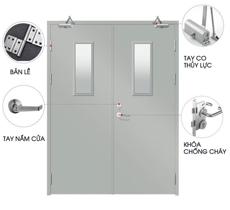 Cửa Thép Chống Cháy - Ảnh 2
