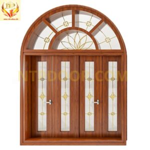 Alternative view of Cửa nhôm vòm 2 cánh NSV2AL